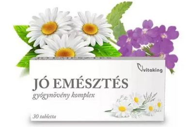 Vitaking "Jó emésztés" gyógynövény komplex 30 tabletta