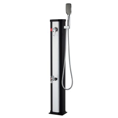 Szolár zuhany 20 literes félmagas, keverőcsappal zuhanyslaggal és zuhany rózsával. Szolárzuhany