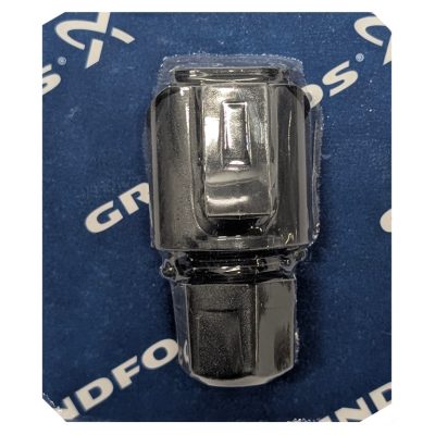 Grundfos Alpha2 csatlakozó (régi típusú, fekete, csavaros kábelrögzítés)