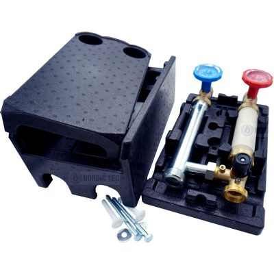 Padlófűtés szivattyúcsoport keverőszeleppel, keringető szivattyú nélküli keverőszeleppel