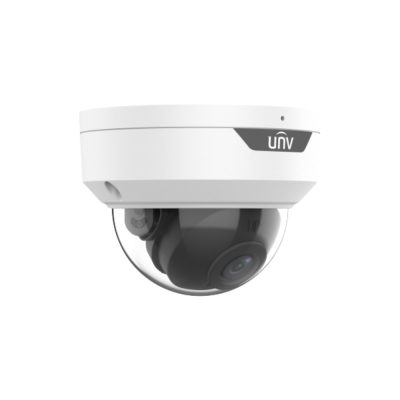 Uniview IPC328LE-ADF28K-H IP 8MP dóm biztonsági kamera, 2.8 mm-es fix objektívvel, SD kártya foglalattal, PoE, beépített mikrofonnal, IR LED 30m, IK10 vandálbiztos, kültéri