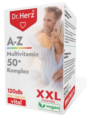 DR Herz "A-Z 50+ Multivitamin Komplex XXL" 120 db