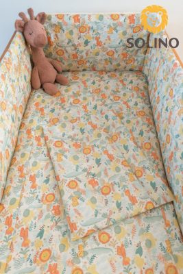 Babaágynemű - oroszlán 3 részes szett