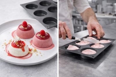 Fekete Szilikon Flan Forma D.70 H.17 mm