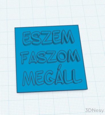 Eszem faszom megáll Süti Mintázó