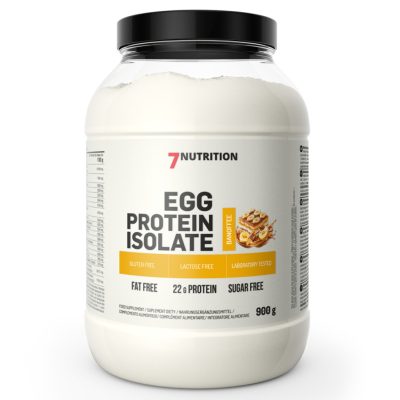 EGG PROTEIN ISOLATE 900g - Prémium Tojásfehérje Izolátum - Kiváló Oldódás - Tojás Fehérje Izolátum - Laktózmentes - 7Nutrition