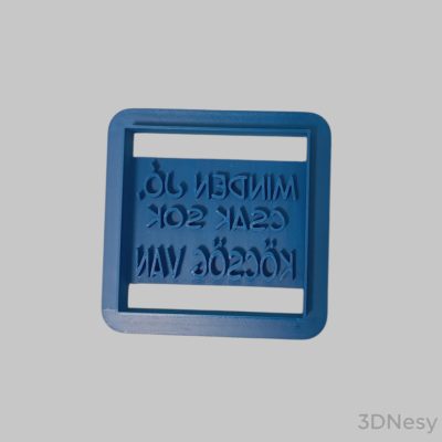 Minden jó csak sok köcsög van süti kiszúró 8x8