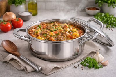 Caesar 2,5 literes indukciós lábas üveg fedővel, 20 m-es átmérő