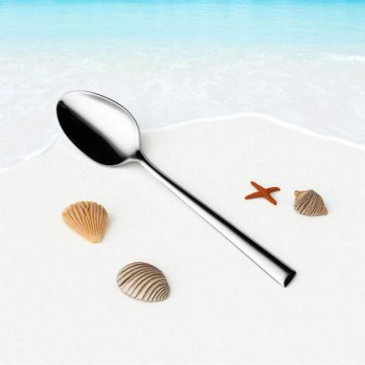 Itaca desszertkanál 12 db-os csomag, 3 mm-es - 18/10-es rozsdamentes anyagból