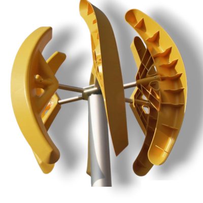 BEMUTATÓ DARAB! Függőleges tengelyű szélturbina SW500 12V 24V 500W 6 lapáttal, vertikális tengelyű szélkerék áramtermelésre