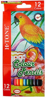 H-TONE hatszögletű színesceruza készlet 12db-os (színes ceruza)