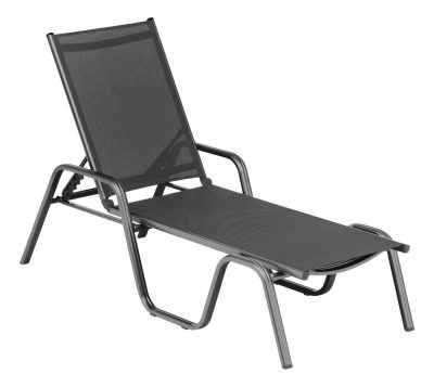 KETTLER BASIC PLUS alumínium napozóágy – antracit / antracit