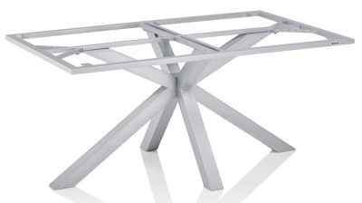 KETTLER X-LEG alumínium asztalváz 160×95 cm – ezüst