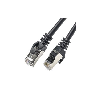 Nestron NCN-P1C6SF-1CLSBK S/FTP patch kábel, CAT 6, fekete, 1m