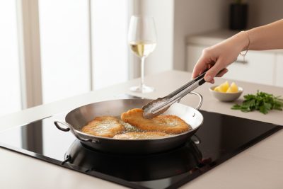Carbone Plus Vas Szeletsütő, 28 cm, de Buyer