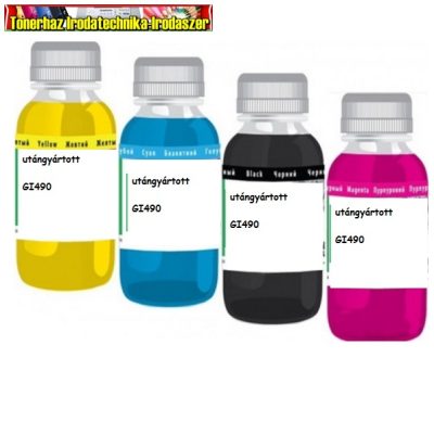Canon GI-490 utángyártott tintapatronok black,cyan,yellow,magenta (GI490,GI 490)