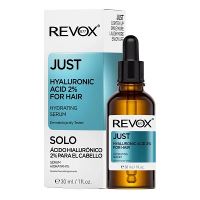 Revox B77 Just Hyaluronic Acid 2% hidratáló szérum száraz hajra és fejbőrre, 30 ml