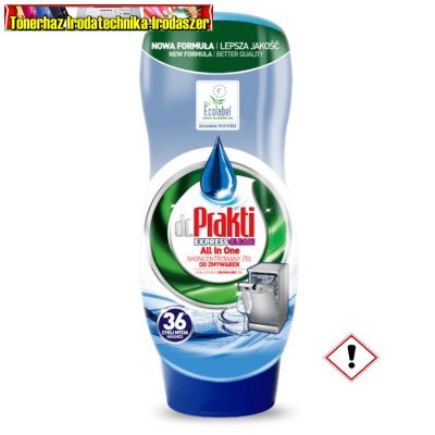 Dr.Prakti gépi mosogatógél All in One 720ml