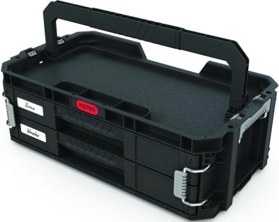 Keter rendszerező 2 fiókos Connect Fekete/piros (4/karton)