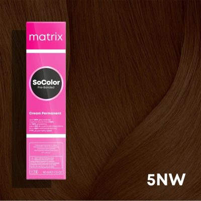 Matrix SoColor Pre-Bonded hajfesték 5NW / 5.033