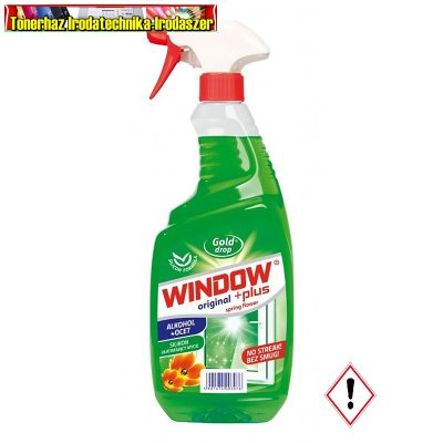 WINDOW PLUS Spring Flower ablaktisztító szórófejes 750ml Ecetes, tavaszi