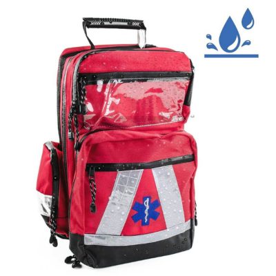 Mentős hátizsák piros, vízálló