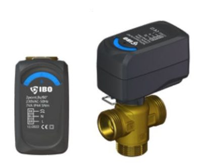 IBO MIX2 DN25 (1") motoros zónaszelep