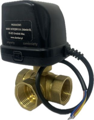 Elektroszelep DN25 (1") háromirányú