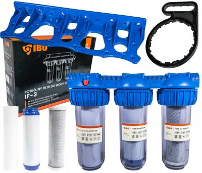 IBO IF-3 vízszűrő ház betéttel 10"