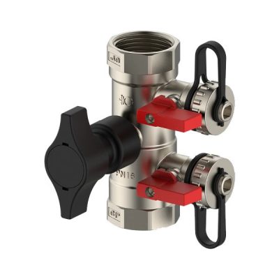 IBO ZS multifunkciós szelep elzárókkal Dn 25/ Dn20 (bypass szelep)