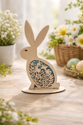 Húsvéti Nyuszis Dísz (színes)