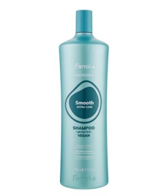 Fanola Wonder Smooth Care hajsimító sampon, 1000 ml