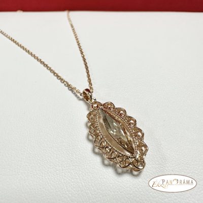 18K Gold filled medálos nyaklánc- Molly