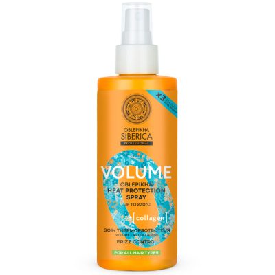 Natura Siberica Oblepikha Siberica Volumennövelő homoktövis hővédő spray , 200 ml