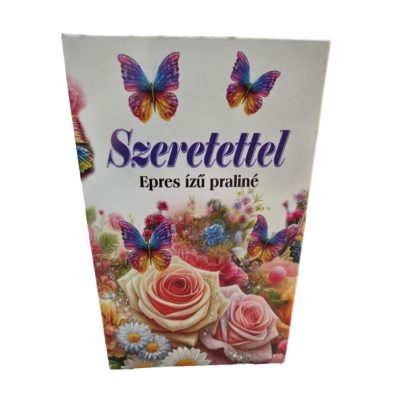 Szeretettel epres ízű praliné 120g