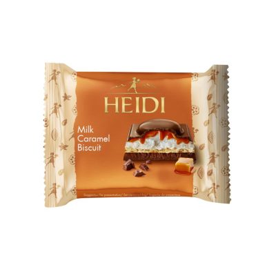 Heidi tejcsokoládé caramel biscuit 55g