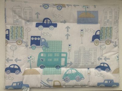 Ovis vagy Baba párna Autó kék