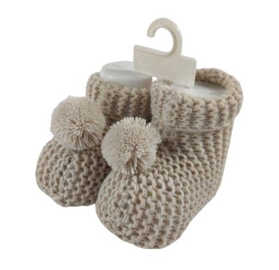 Kötött kocsicipő - bézs