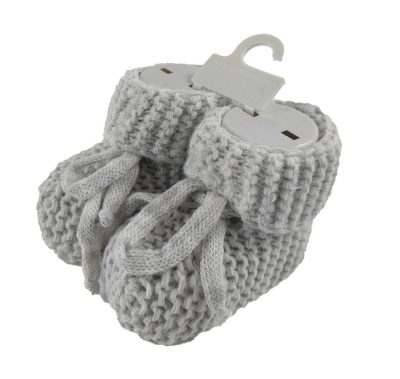 Kötött kocsicipő - szürke