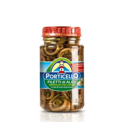 Szardella capri bogyóval töltve 140/77g