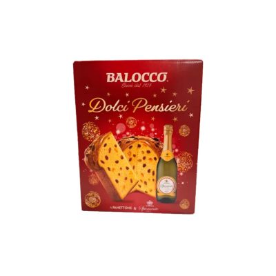 Balocco Dolci Pensieri Panettone+Pezsgő 750g