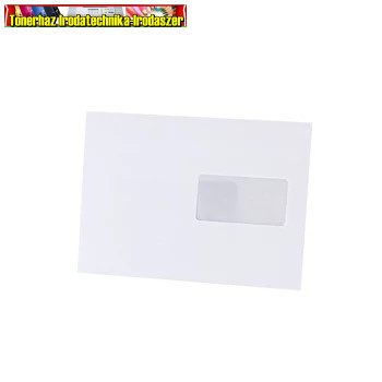 LC/5 szilikonos jobb ablakos 45x90mm boríték 500db/doboz 162x229mm (LC5) 