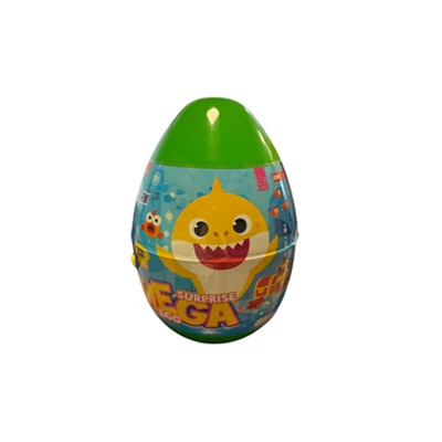 Óriás Meglepetés Tojás Persely édességgel töltve Baby Shark 160g