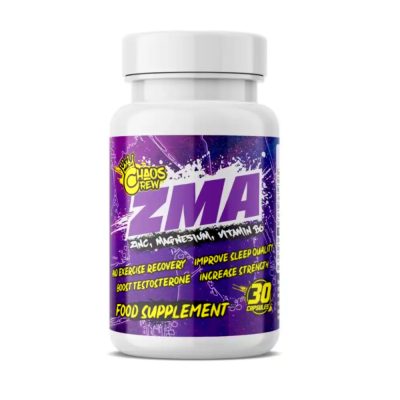 ZMA™ - Optimálisabb Hormontermelés, Gyorsabb Regeneráció, Fokozott Alvásminőség - Cink-Magnézium-B6 - 30 Kapszula - Chaos Crew