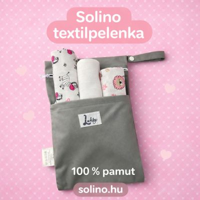 Pelenkacsomag Zebra vízhatlan tasakban