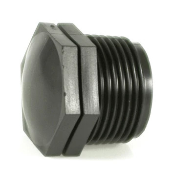 Műanyag menetes végzáró dugó 2" KM