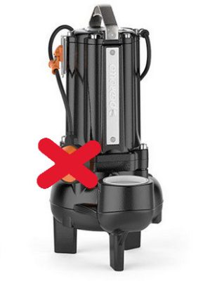 PEDROLLO MC 15/50 Merülőszivattyú erősen szennyezett vízhez 