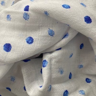 Textilpelenka Kék Pötyi 100 % pamut