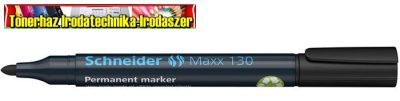 Schneider Maxx 130 alkoholos marker 1-3 mm, kupos hegyű, FEKETE