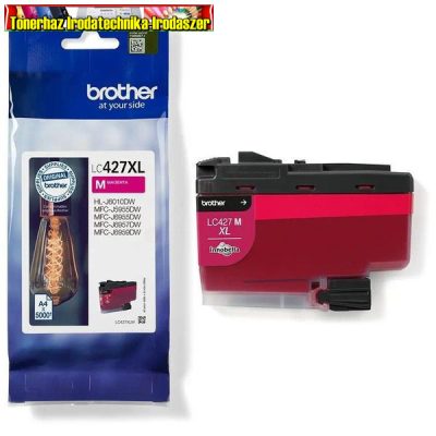 Brother LC427XL M tintapatron eredeti 5K magenta